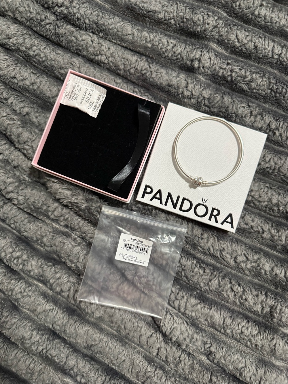 Pandora Silver Knot Bangle Bracelet - Silver